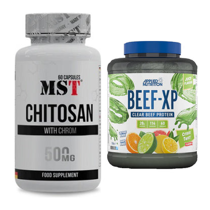 Diät-Duo: MST Chitosan + Chrom + Applied Nutrition Clear Beef XP – alle enthaltenen Artikel