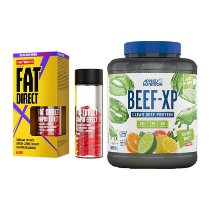 Diät-Duo: Nutrend Fat Direct + Applied Nutrition Clear Beef XP – alle enthaltenen Artikel