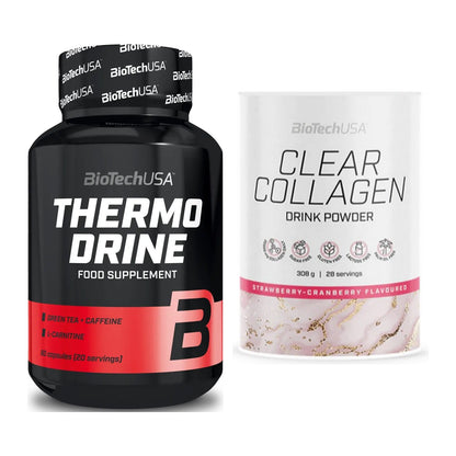 Diät-Duo: BioTech Thermo Drine + BioTech Clear Collagen – alle enthaltenen Artikel