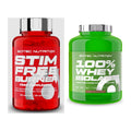 Diät-Duo: Scitec Stim Free Burner + Scitec Whey Isolate – alle enthaltenen Artikel