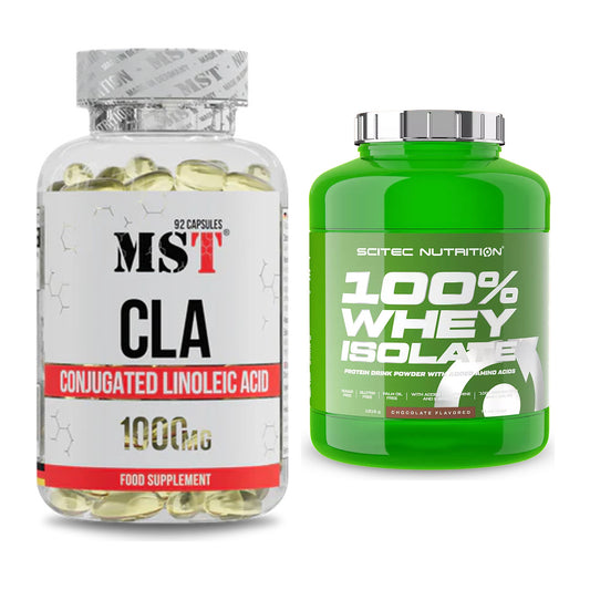 Diät-Duo: MST CLA 1000mg + Scitec Whey Isolate – alle enthaltenen Artikel