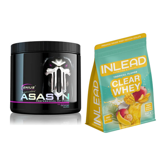 Diät-Duo: Genius Nutrition Asasyn + INLEAD Clear Whey Isolate – alle enthaltenen Artikel