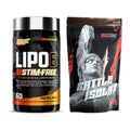Diät-Duo: Nutrex Lipo 6 Black STIM-FREE + Big Zone Battle Isolate – alle enthaltenen Artikel