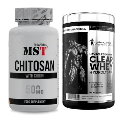 Diät-Duo: MST Chitosan + Chrom + Kevin Levrone Clear Whey – alle enthaltenen Artikel