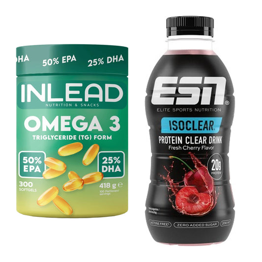 Diät-Duo: INLEAD Omega-3 + ESN Isoclear RTD – alle enthaltenen Artikel