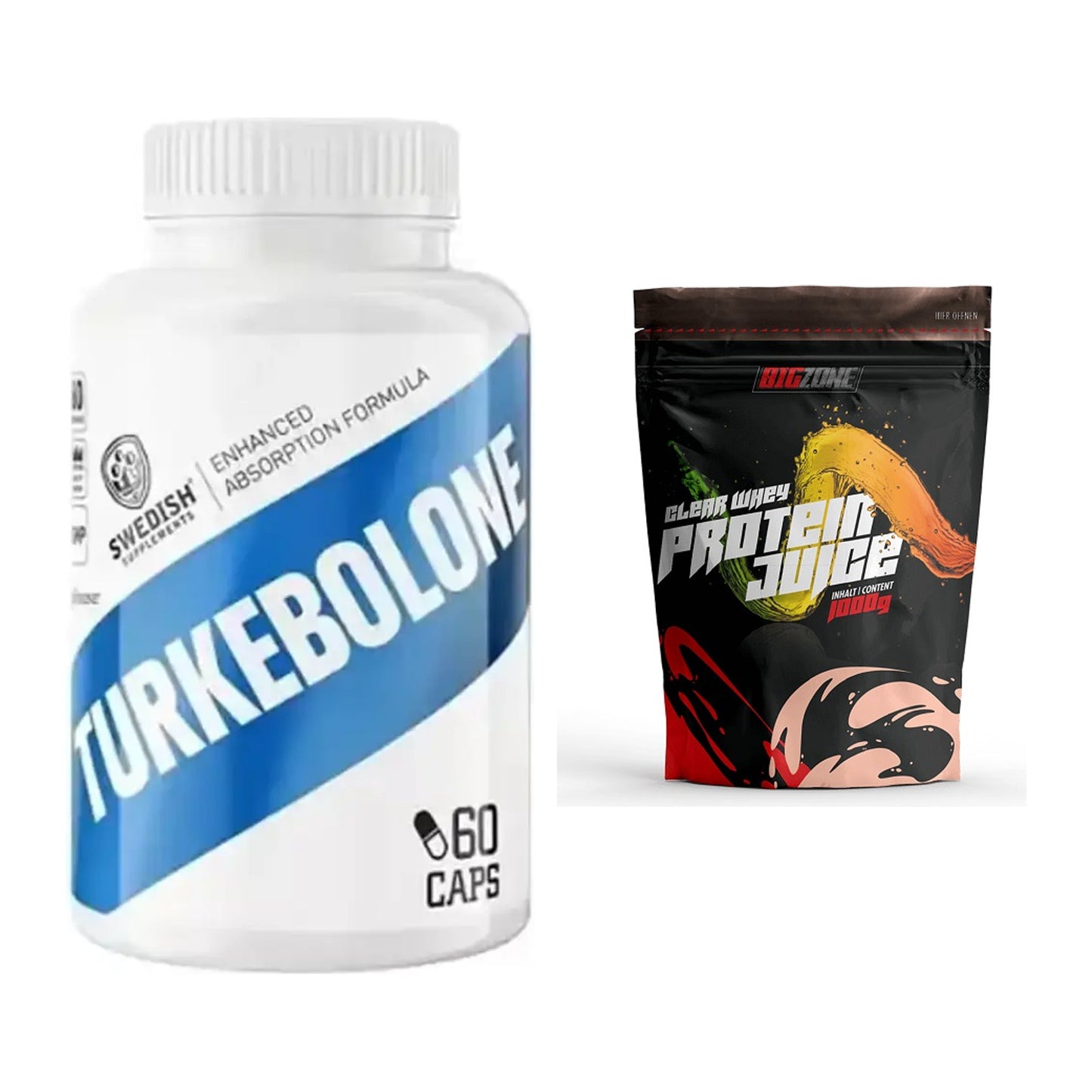 Diät-Duo: Swedish Supplements + Big Zone Clear Whey Protein – alle enthaltenen Artikel