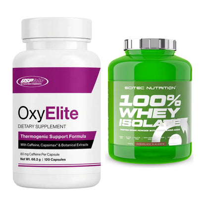 Diät-Duo: USP Labs OxyElite Pro + Scitec Whey Isolate – alle enthaltenen Artikel