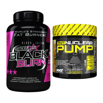 Diät-Duo: Stacker2 Black Burn + NXT Nutrition TNT Nuclear – alle enthaltenen Artikel