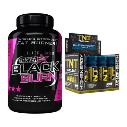 Diät-Duo: Stacker2 Black Burn + NXT Nutrition TNT Nuclear – alle enthaltenen Artikel