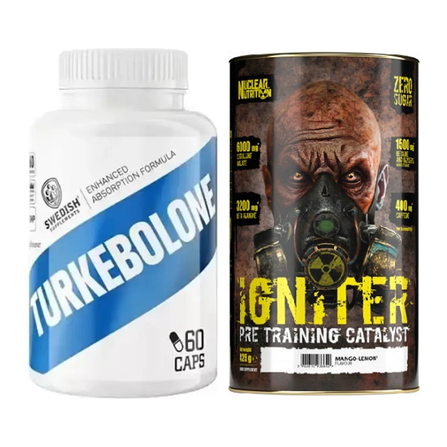 Diät-Duo: Swedish Supplements + Nuclear Nutrition IGNITER – alle enthaltenen Artikel