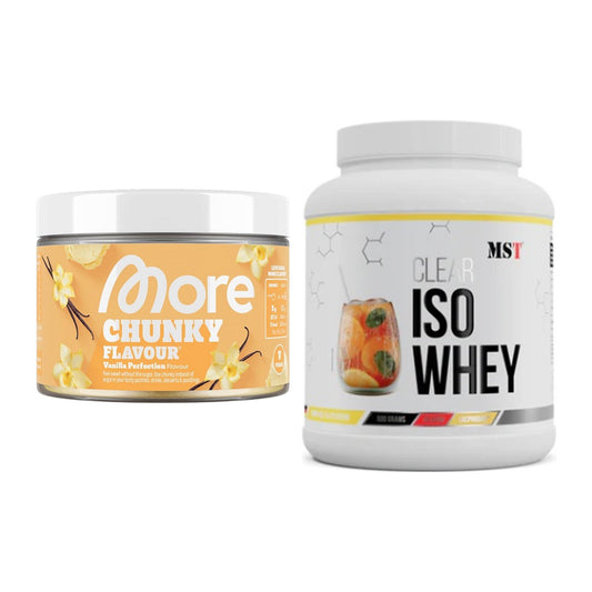 Diät-Duo: More Nutrition Chunky Flavour + MST Iso Clear – alle enthaltenen Artikel