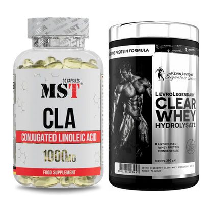 Diät-Duo: MST CLA 1000mg + Kevin Levrone Clear Whey – alle enthaltenen Artikel