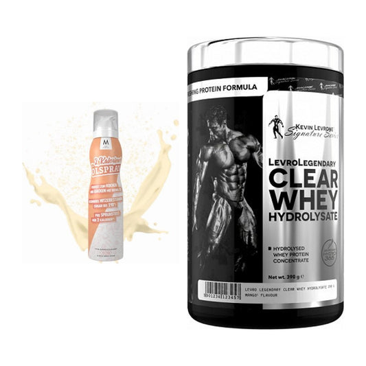 Diät-Duo: More Nutrition 2 Kalorien Ölspray + Kevin Levrone Clear Whey – alle enthaltenen Artikel