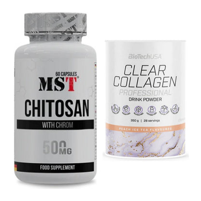 Diät-Duo: MST Chitosan + Chrom + BioTech Clear Collagen – alle enthaltenen Artikel