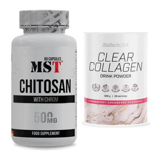 Diät-Duo: MST Chitosan + Chrom + BioTech Clear Collagen – alle enthaltenen Artikel