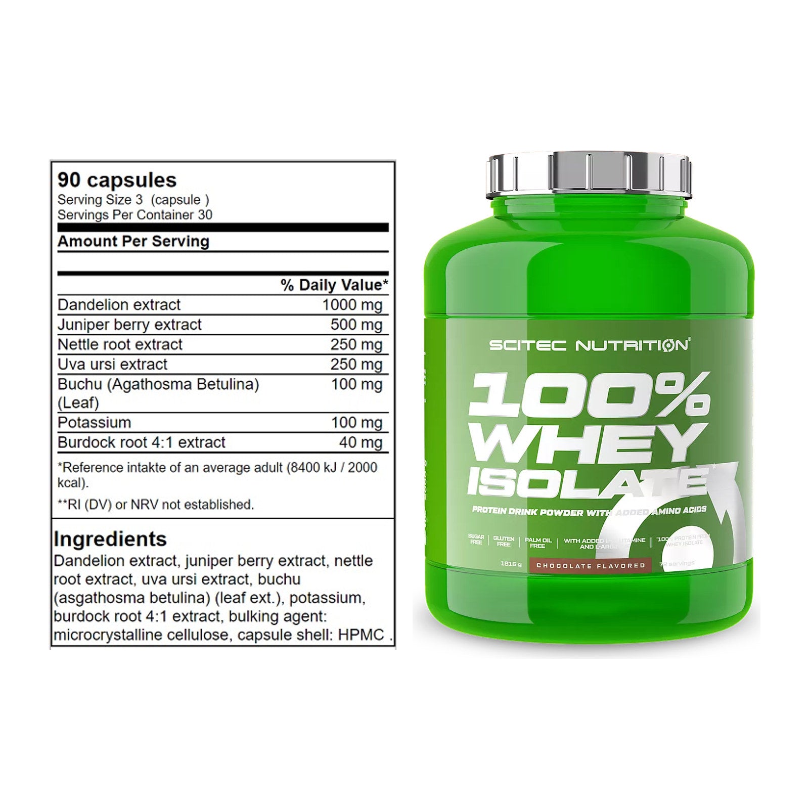 Diät-Duo: GN Shred Cuts + Scitec Whey Isolate – alle enthaltenen Artikel