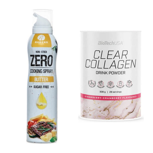 Diät-Duo: Rabeko Zero Cooking Spray + BioTech Clear Collagen – alle enthaltenen Artikel