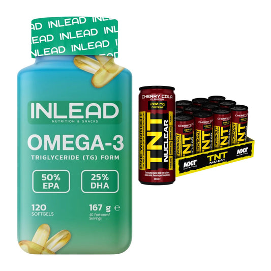 Diät-Duo: INLEAD Omega-3 + NXT Nutrition TNT NUCLEAR – alle enthaltenen Artikel