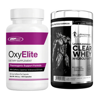 Diät-Duo: USP Labs OxyElite Pro + Kevin Levrone Clear Whey – alle enthaltenen Artikel