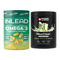 Diät-Duo: INLEAD Omega-3 + MaxiNutrition MaxClear 100% Clear – alle enthaltenen Artikel