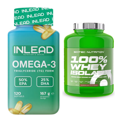 Diät-Duo: INLEAD Omega-3 + Scitec Whey Isolate – alle enthaltenen Artikel