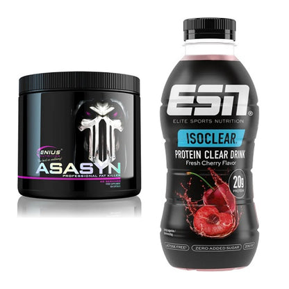 Diät-Duo: Genius Nutrition Asasyn + ESN Isoclear RTD – alle enthaltenen Artikel