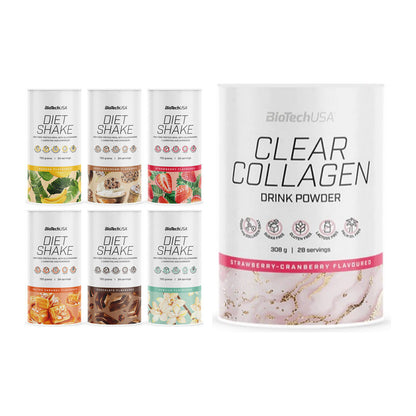 Diät-Duo: BioTech Diet Shake + BioTech Clear Collagen – alle enthaltenen Artikel