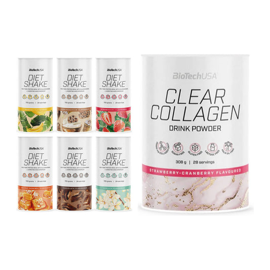 Diät-Duo: BioTech Diet Shake + BioTech Clear Collagen – alle enthaltenen Artikel