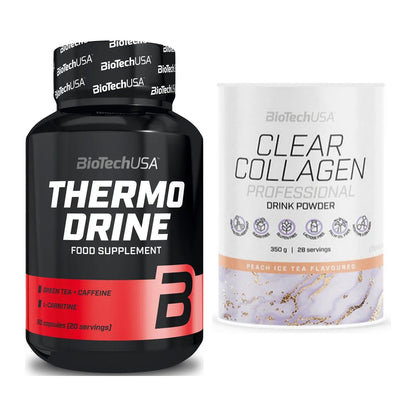 Diät-Duo: BioTech Thermo Drine + BioTech Clear Collagen – alle enthaltenen Artikel