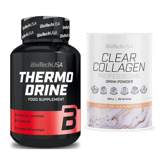 Diät-Duo: BioTech Thermo Drine + BioTech Clear Collagen – alle enthaltenen Artikel