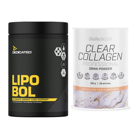 Diät-Duo: Dedicated Lipo-Bol + BioTech Clear Collagen – alle enthaltenen Artikel