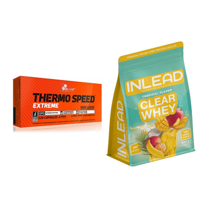 Diät-Duo: Olimp Thermo Speed Extreme Mega + INLEAD Clear Whey Isolate – alle enthaltenen Artikel