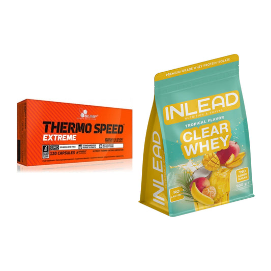 Diät-Duo: Olimp Thermo Speed Extreme Mega + INLEAD Clear Whey Isolate – alle enthaltenen Artikel