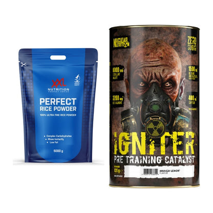 Diät-Duo: XXL Nutrition Perfect Rice + Nuclear Nutrition IGNITER – alle enthaltenen Artikel