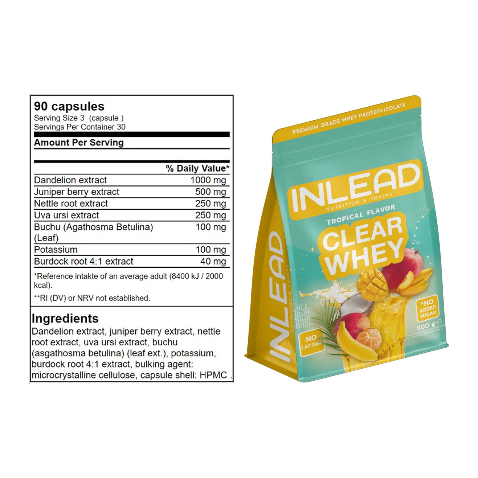 Diät-Duo: GN Shred Cuts + INLEAD Clear Whey Isolate – alle enthaltenen Artikel
