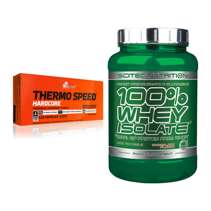 Diät-Duo: Olimp Thermo Speed Hardcore Mega + Scitec Whey Isolate – alle enthaltenen Artikel