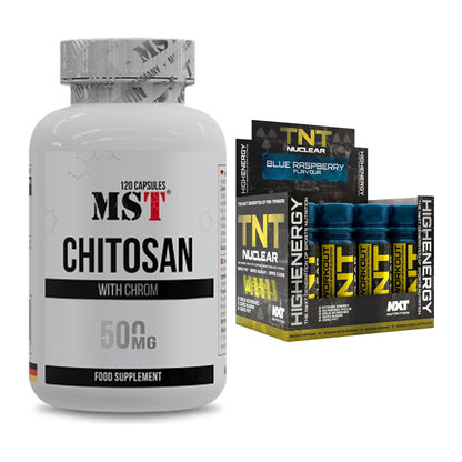 Diät-Duo: MST Chitosan + Chrom + NXT Nutrition TNT Nuclear Shots – alle enthaltenen Artikel