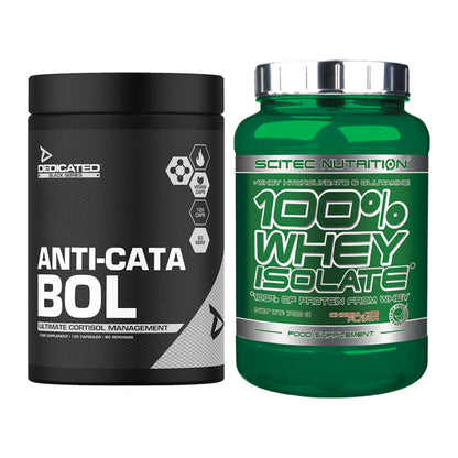 Diät-Duo: Dedicated Anti-Cata-Bol + Scitec Whey Isolate – alle enthaltenen Artikel