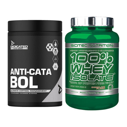 Diät-Duo: Dedicated Anti-Cata-Bol + Scitec Whey Isolate – alle enthaltenen Artikel