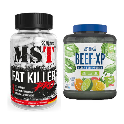 Diät-Duo: MST Fat Killer + Applied Nutrition Clear Beef XP – alle enthaltenen Artikel