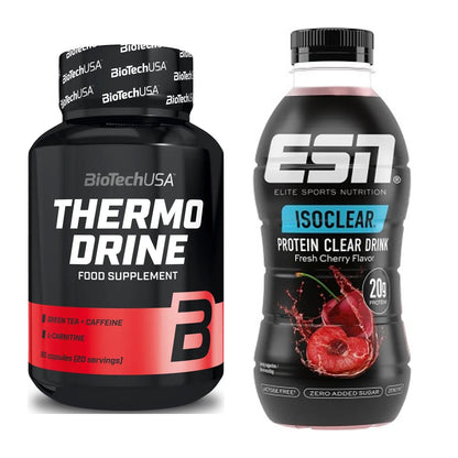 Diät-Duo: BioTech Thermo Drine + ESN Isoclear RTD – alle enthaltenen Artikel