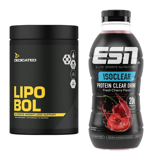 Diät-Duo: Dedicated Lipo-Bol + ESN Isoclear RTD – alle enthaltenen Artikel