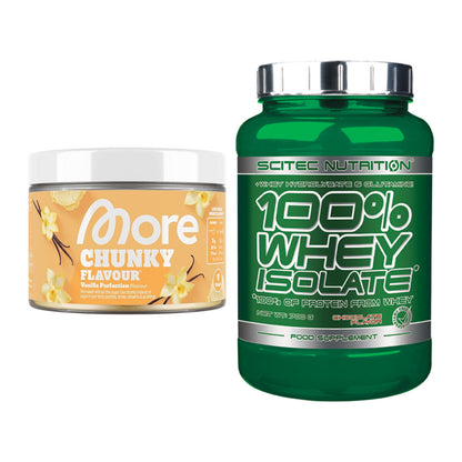Diät-Duo: More Nutrition Chunky Flavour + Scitec Whey Isolate – alle enthaltenen Artikel