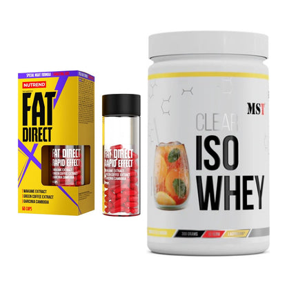 Diät-Duo: Nutrend Fat Direct + MST Iso Clear – alle enthaltenen Artikel