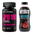 Diät-Duo: Body Attack Lipo 100 Fem + ESN Isoclear RTD – alle enthaltenen Artikel