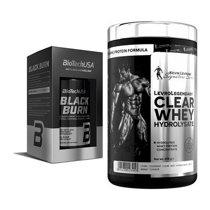 Diät-Duo: BioTech Black Burn + Kevin Levrone Clear Whey – alle enthaltenen Artikel