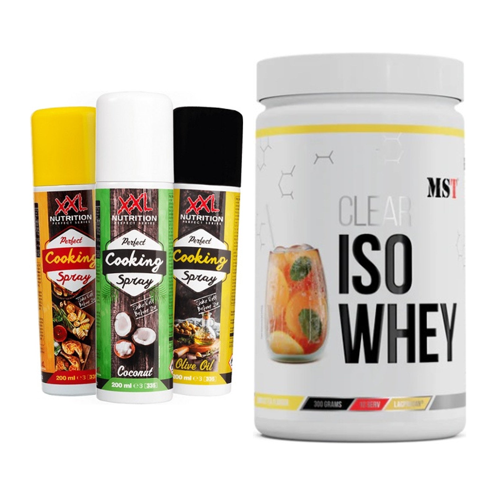 Diät-Duo: XXL Nutrition Perfect Cooking + MST Iso Clear – alle enthaltenen Artikel