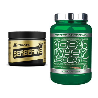 Diät-Duo: Peak Berberine + Scitec Whey Isolate – alle enthaltenen Artikel