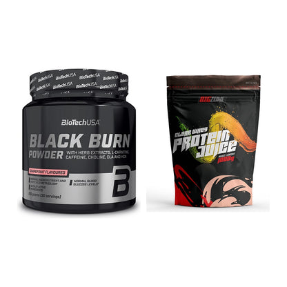 Diät-Duo: BioTech Black Burn Powder + Big Zone Clear Whey Protein – alle enthaltenen Artikel