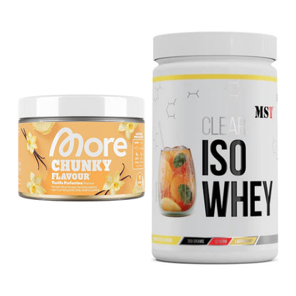 Diät-Duo: More Nutrition Chunky Flavour + MST Iso Clear – alle enthaltenen Artikel